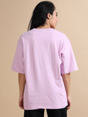Womens Solid Oversized T Shirt - Crew Neck