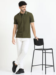 Men's Classic Tipping Polo Shirt