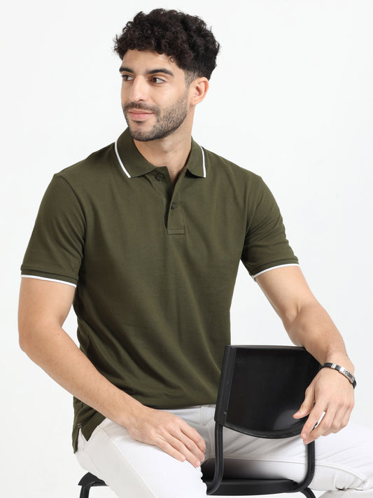 Men's Classic Tipping Polo Shirt