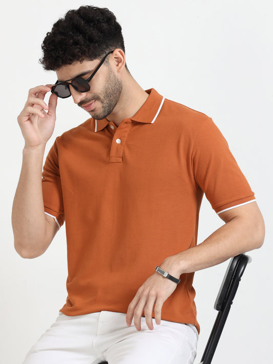 Men's Classic Tipping Polo Shirt