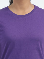 Womens Solid Crew Neck T Shirt BASICS