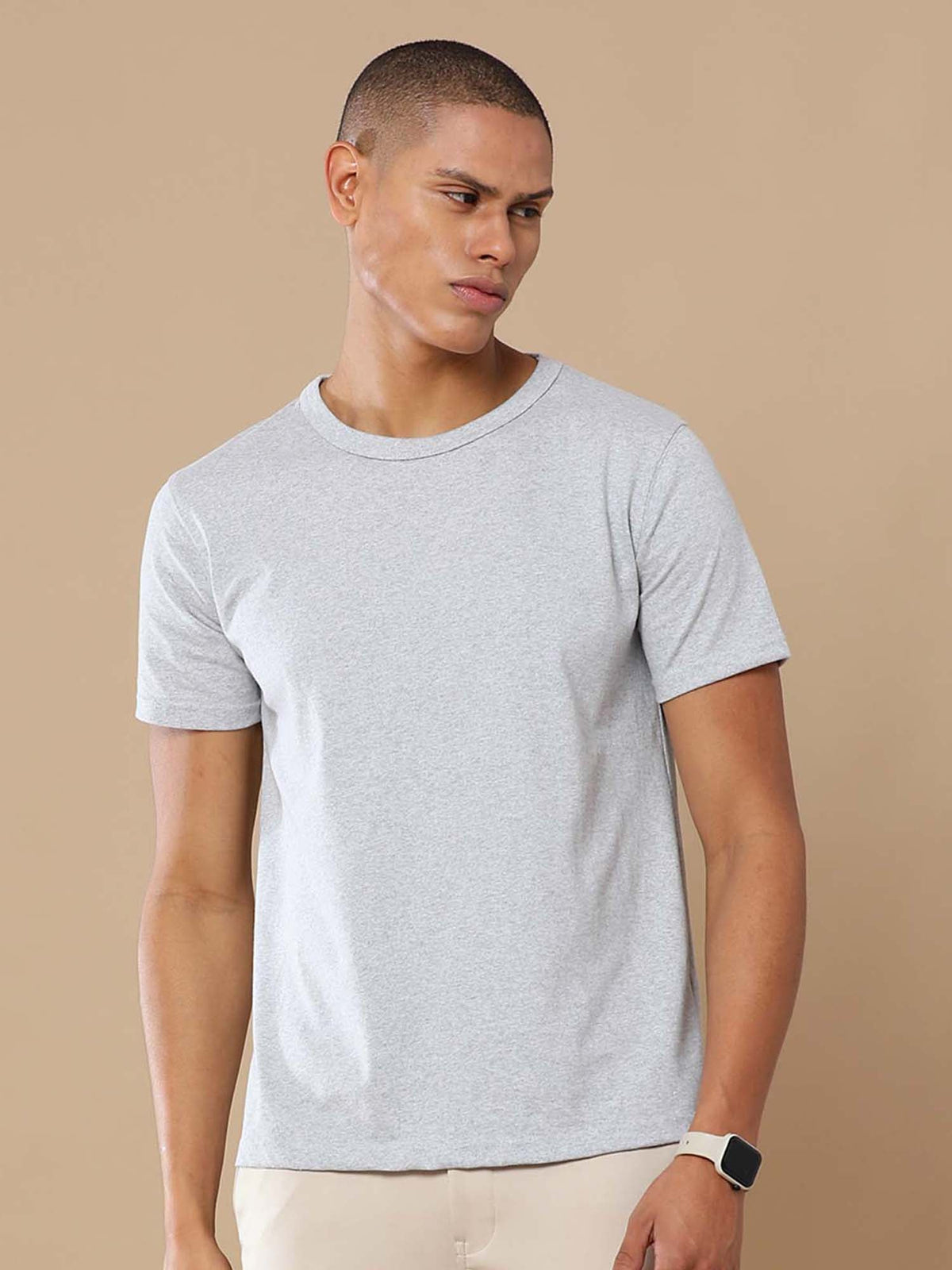 Sustainable Round Neck Tee - Premium Blend
