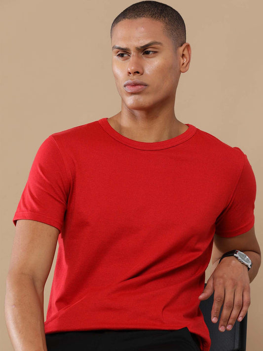 Sustainable Round Neck Tee - Premium Blend