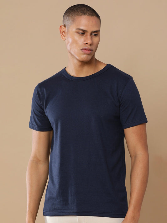 Sustainable Round Neck Tee - Premium Blend