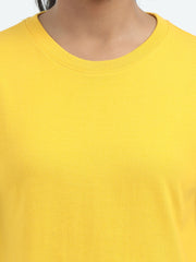 Womens Solid Crop Top T Shirt